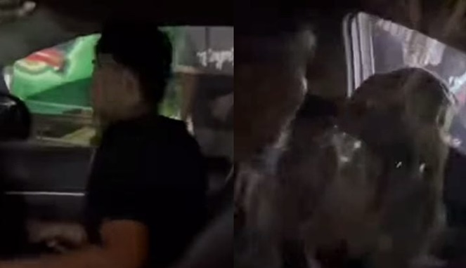 Anggota polisi terciduk selingkuh dengan pelakor di Makassar (Foto Kolase Tangkapan Layar Video)