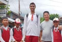 Sagil Siswa SD Tertinggi di Dunia (Foto Istimewa)