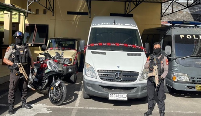 KPK Sita Tiga Kendaraan Mewah Syahrul Yasin Limpo di Makassar (Foto Istimewa)