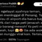 Tangkapan layar unggahan akun @ClarissaIcha di X Twitter