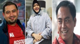 Appi, Indira Yusuf Ismail dan  dan Rahman Bando (Foto Kolase)