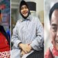 Appi, Indira Yusuf Ismail dan  dan Rahman Bando (Foto Kolase)