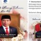 Unggahan Belasungkawa Jokowi dari Kemenkominfo di Media Sosial/Kolase