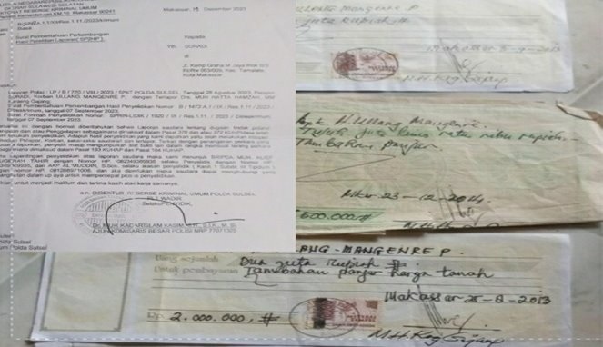 Bukti-bukti yang disodorkan oleh H. Suradi juga tidak dijadikan dasar pembuktian oleh penyidik