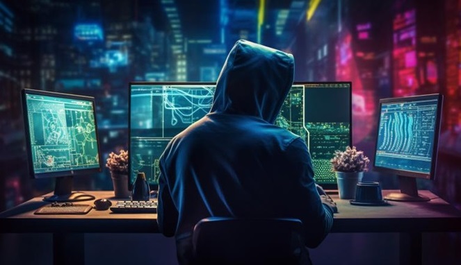 Hacker Siber/Ilustrasi
