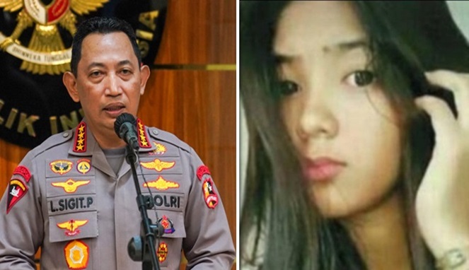 Kapolri Jenderal Listyo Sigit Prabowo dan Vina Cirebon (Foto Kolase)