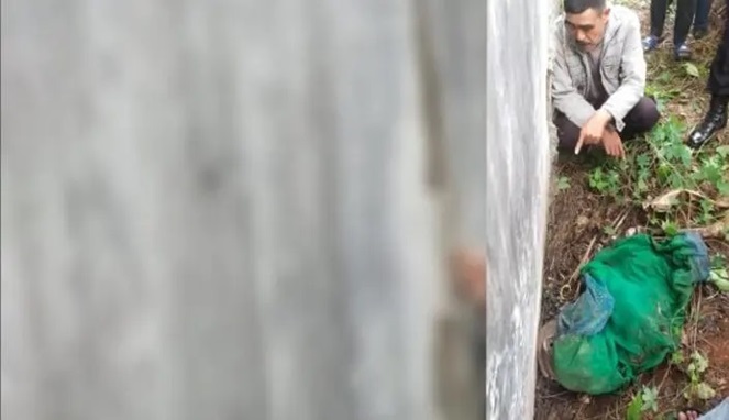 Kerangka Manusia Ditemukan Driver Ojol di Makassar (Foto Dokumentasi Polisi)