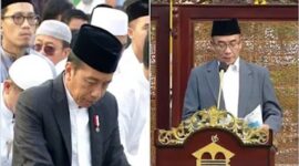 Ketua KPU RI Hasyim Asy'ari dan Presiden Jokowi (Foto Kolase)