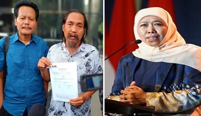 Forum Komunikasi Masyarakat Sipil dan Khofifah Indar Parawansa (Foto Kolase)