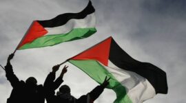 Bendera Palestina Berkibar (Ist)