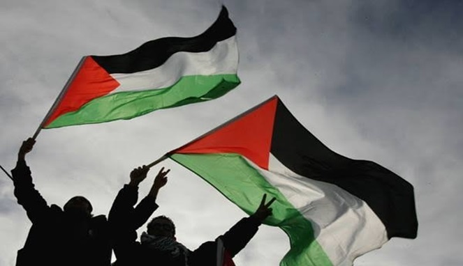 Bendera Palestina Berkibar (Ist)