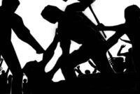 Polisi dihajar warga/ilustrasi