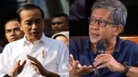 Rocky Gerung dan Presiden Jokowi (Foto Kolase)