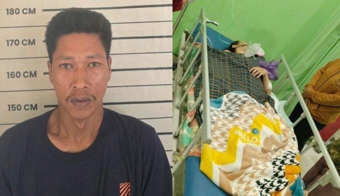 Tampang Rendi, pelaku penikam istri di Jeneponto 