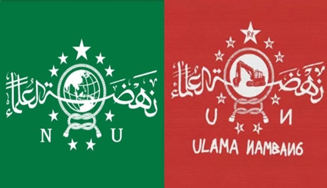 Pelesetan Logo NU Ulama Nambang (Foto Kolase)