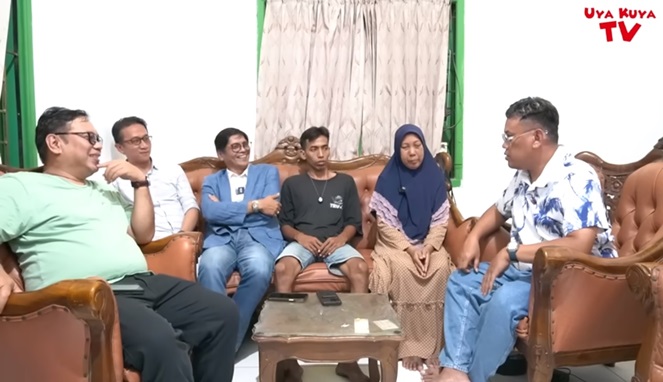 Aldi Korban Salah Tangkap dalam wawancara dengan Uya Kuya TV di YouTube (Tangkapan Layar Video)