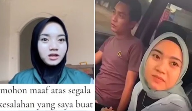 Veni Oktaviana dan Suami Orang (Kolase/Tangkapan Layar Video)