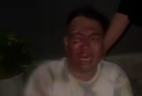 Tangkapan video layar, Empat Polisi di Bitung Diduga Aniaya Warga