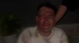 Tangkapan video layar, Empat Polisi di Bitung Diduga Aniaya Warga
