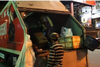 Mobil boks pengangkut sampah di Makassar (Ist)