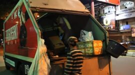 Mobil boks pengangkut sampah di Makassar (Ist)