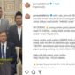Tangkapan Layar Unggahan Akun Instagram Abu Janda
