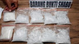 Ilustrasi Barang Bukti Narkoba Jenis Sabu-sabu