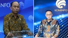Menkominfo Budi Arie Setiadi dan Direktur Jenderal Aplikasi Informatika Kominfo, Semuel Abrijani Pangerapan (Foto Kolase)