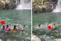 Detik-detik dua siswa SMAN 1 Maros Hilang di Kolam Air Terjun Jami Kantisan (Tangkapan Layar Video)