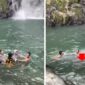 Detik-detik dua siswa SMAN 1 Maros Hilang di Kolam Air Terjun Jami Kantisan (Tangkapan Layar Video)