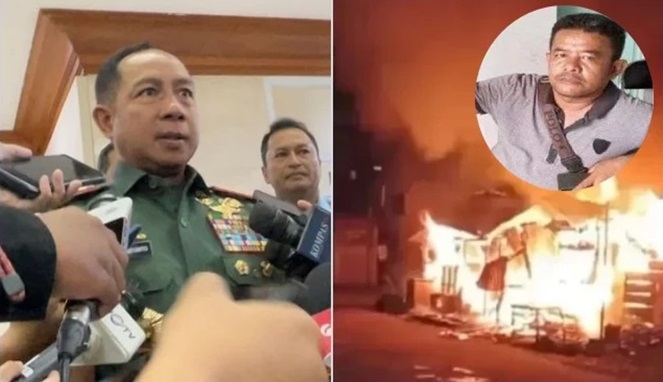 Panglima TNI dan Rico Sempurna Pasaribu (Foto Kolase)