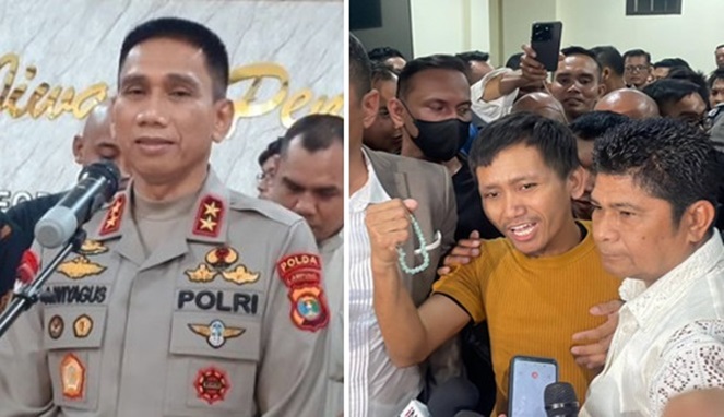 Foto Kolase Kapolda Jabar dan Pegi Setiawan