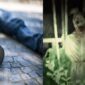 Foto Ilustrasi Kolase Pingsan dan Penampakan Pocong  