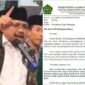 Menag Yaqut danSurat Kemenag Permohonan Bintan (Foto Kolase)