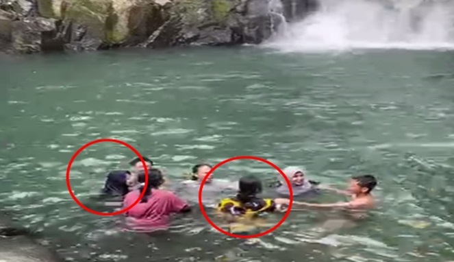 Misteri Hilangnya Siswa SMA di Kolam Air Terjun Jami Kantisan Maros (Tangkapan Layar Video)