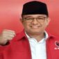 Foto meme Anies Baswedan menggunakan jas merah PDIP (Ist)