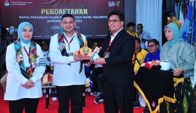 Pasangan bakal calon Wali Kota dan Wakil Wali Kota Makassar Appi-Aliyah (Ist)