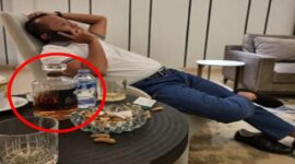 Foto Mirip Bahlil Lahadalia Menikmati Wiski (Ist)