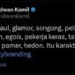 Tangkapan Layar Cuitan Lama Ridwan Kamil di Twitter