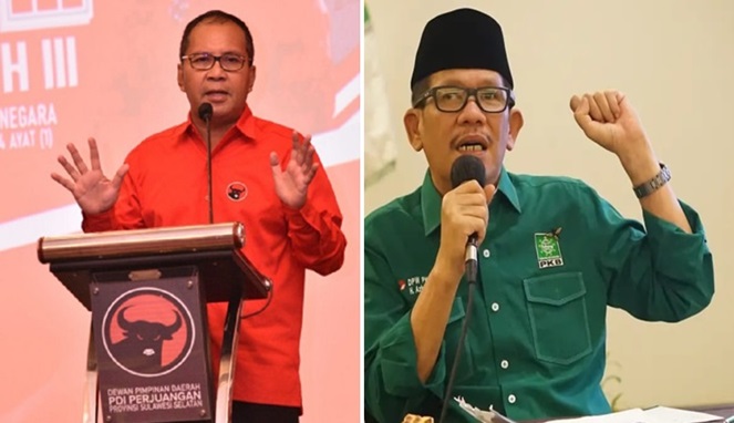 Wali Kota Makassar, Danny Pomanto dan Ketua DPW PKB Sulsel, Azhar Arsyad (Foto Kolase)