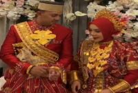 Akad Nikah Dwi Affor dengan Iptu Bhakti Heriawan (Foto Tangkapan Layar Video Instagram Dwi Affor)