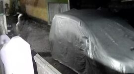 Tangkapan layar CCTV geng motor serang warga di Makassar (Foto Istimewa)