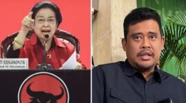 Ketua Umum PDIP, Megawati Soekarnoputri dan menantu Jokowi Bobby Nasution (Foto Kolase)