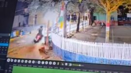 Rekaman CCTV : OTK Bersenjata Busur Panah Serang Warga Kampung Nelayan Makassar (Ist)
