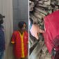 Foto Kolase :  Pelaku AR dan Mayat Wanita dalam koper merah di Pangkep (Ist)
