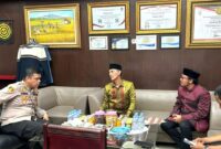 Raja Gowa ke-38 didampingi Kuasa Hukumnya, Wawan Nur Rewa, dalam kunjungan ke Polres Gowa (Ist)