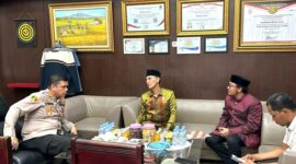 Raja Gowa ke-38 didampingi Kuasa Hukumnya, Wawan Nur Rewa, dalam kunjungan ke Polres Gowa (Ist)
