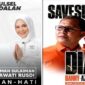 Foto Kolase Poster Andi Sudirman Sulaiman-Fatmawati Rusdi dan Danny Pomanto-Azhar Arsyad (Ist)