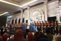 Resepsi Pernikahan Dwi Affor dan Iptu Bhakti Heriawan di Sandeq Ballroom Claro Hotel Makassar