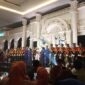 Resepsi Pernikahan Dwi Affor dan Iptu Bhakti Heriawan di Sandeq Ballroom Claro Hotel Makassar